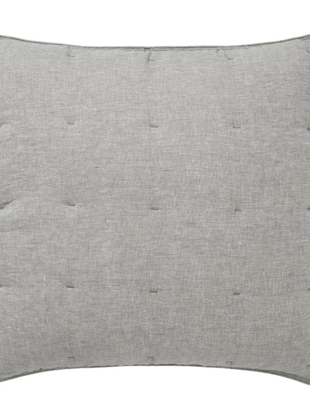 Pottery Barn Belgian Flax Linen Pillow Sham Covers Euro Flagstone Gray NEW NWT